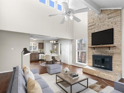 Living area at 2408 La Casa DR - M S Z Add, Austin, TX