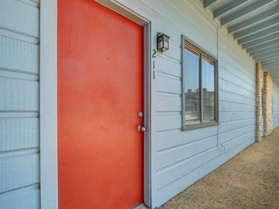 Primary bedroom at 2408 Longview St Unit #211 - 2 bed 1 bath home