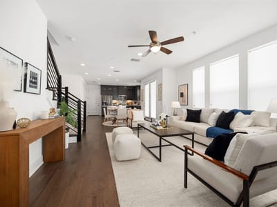 Primary bedroom at 2409 Simond Ave Unit #E - 3 bed 2 bath home