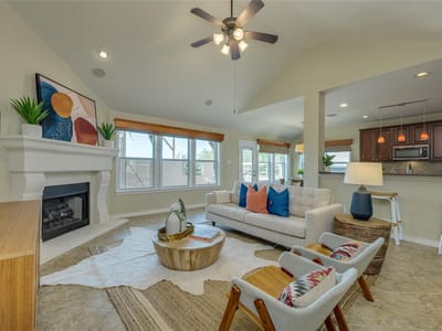 Living area at 2412 Guara DR - 4 bed 2 bath home