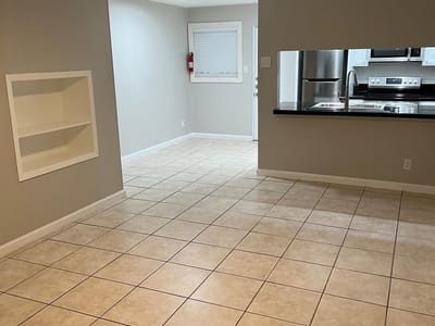 Primary bedroom at 2413 Leon St Unit #103 - 2 bed 1 bath home