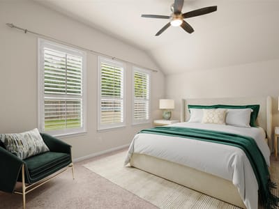 Primary bedroom at 2413 Lou John ST - 3 bed 2 bath home