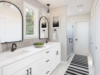 Primary bedroom at 2414 Drew Lane Unit #6 - 3 bed 2 bath home