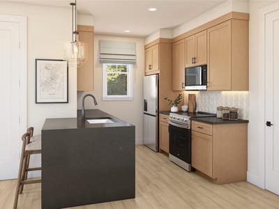 Kitchen at 2414 Drew Lane Unit #9 - 2 bed 2 bath home