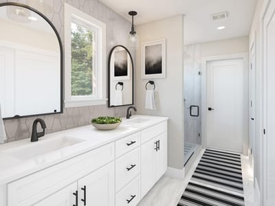 Primary bedroom at 2420 Drew Lane Unit #5 - 2 bed 2 bath home