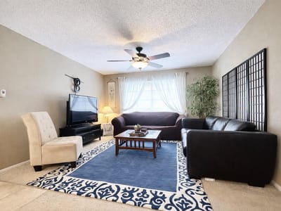 Primary bedroom at 2425 Ashdale Dr Unit #81 - 2 bed 2 bath home