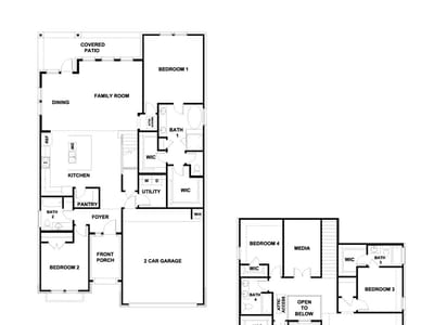 Living area at 2437 Tumbleweed BND - 5 bed 4 bath home