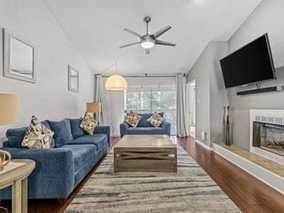 Primary bedroom at 2450 Wickersham Ln Unit #1606 - 2 bed 2 bath home