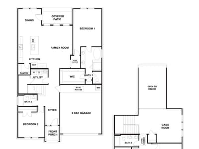 Living area at 2453 Tumbleweed BND - 4 bed 3 bath home