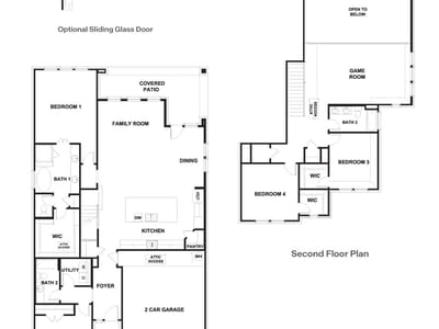 Living area at 2457 Tumbleweed Bnd - 4 bed 3 bath home