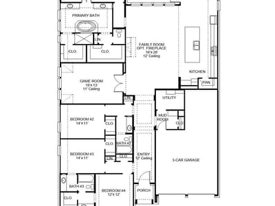 Living area at 246 Melody RD - 4 bed 3 bath home