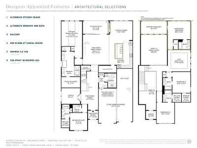 Primary bedroom at 2460 Cedar Meadow LN - 5 bed 5 bath home