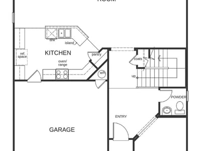 Primary bedroom at 2471 Sunrise Rd Unit #64 - 4 bed 3 bath home