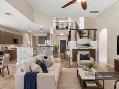 Living area at 250 Mystic Hollow - 4 bed 2 bath home