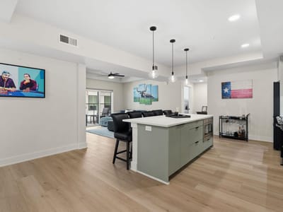 Living area at 2500 Longview ST Unit #116 - 2 bed 2 bath home