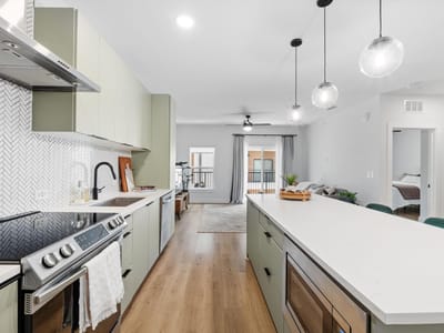Primary bedroom at 2500 Longview ST Unit #303 - 1 bed 1 bath home