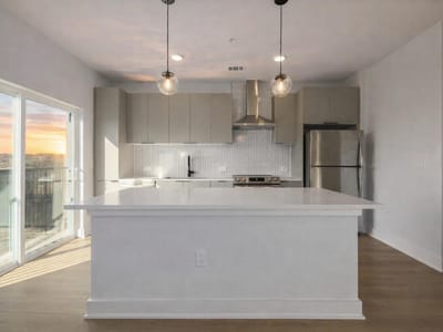 Living area at 2500 Longview St Unit #501 - 1 bed 1 bath home