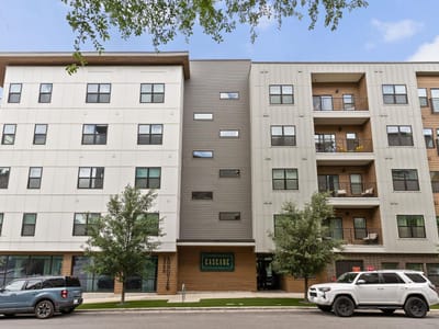 Primary bedroom at 2500 Longview St Unit #507 - 2 bed 2 bath home