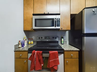 Kitchen at 2502 Leon St Unit #218 - 1 bed 1 bath home
