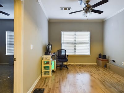 Primary bedroom at 2502 Leon St Unit #218 - 1 bed 1 bath home