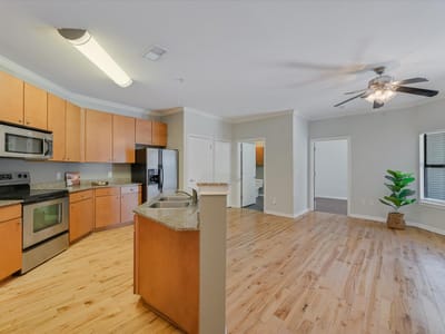 Kitchen at 2502 Leon St Unit #301 - 2 bed 2 bath home