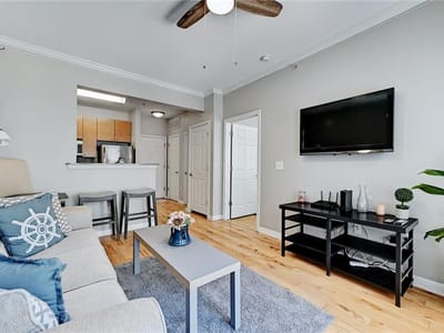 Primary bedroom at 2502 Leon ST Unit #407 - 1 bed 1 bath home