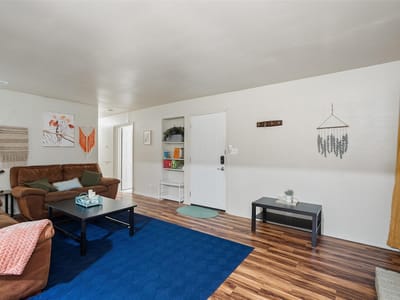 Primary bedroom - 2503 Parker Ln Unit #A & B Primary bedroom at 2503 Parker Ln Unit #A & B - Glenway Terrace, Austin, TX