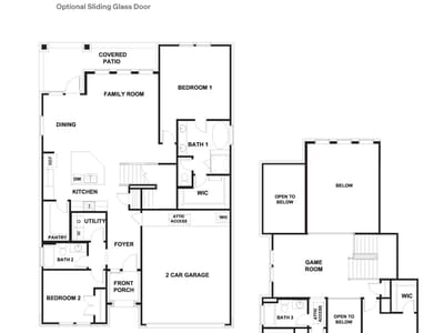 Living area at 2504 Tumbleweed BND - 4 bed 3 bath home