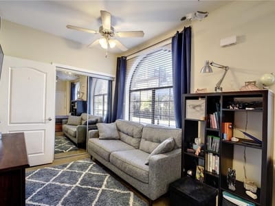 Living area - 2505 San Gabriel St Unit #104 Living area at 2505 San Gabriel St Unit #104 - 1 bed 1 bath home