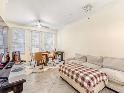 Living area at 2505 San Gabriel St Unit #308 - 2 bed 2 bath home