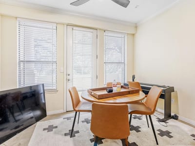 Primary bedroom at 2505 San Gabriel St Unit #308 - 2 bed 2 bath home