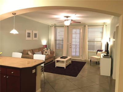 Living area at 2505 San Gabriel St Unit #400 - 3 bed 2 bath home