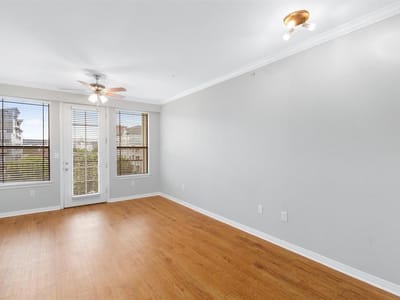 Primary bedroom at 2505 San Gabriel St Unit #511 - 2 bed 2 bath home
