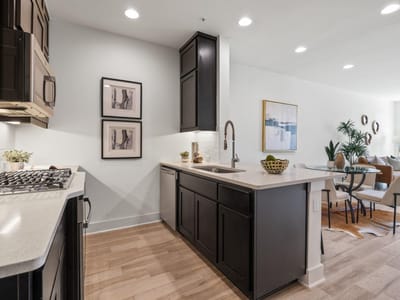 Kitchen at 2508 Simond Ave Unit #C - 2 bed 2 bath home