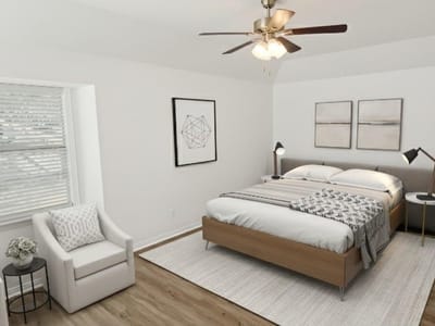 Primary bedroom at 2509 Granite Creek Dr - 4 bed 2 bath home