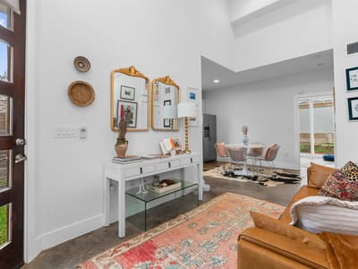 Primary bedroom at 2514 E 4th St Unit #B - 2 bed 2 bath home