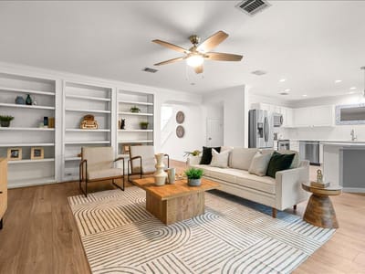 Living area at 2524 Lavendale CT - 3 bed 2 bath home