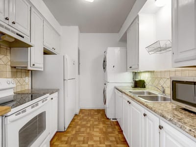 Primary bedroom at 2529 Rio Grande St Unit #12 - 2 bed 2 bath home