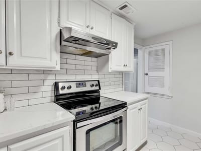 Primary bedroom at 2529 Rio Grande St Unit #56 - 2 bed 1 bath home