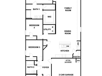 Kitchen at 25533 Farmers Crop LN - 4 bed 2 bath home