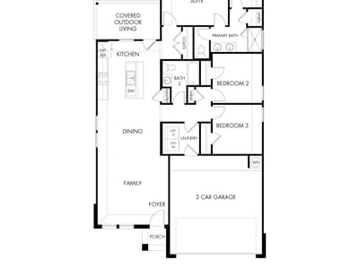 Living area at 258 Red Tail Hawk LN - 3 bed 2 bath home