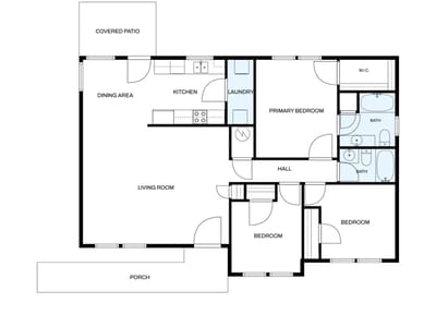 Kitchen at 259 Lakewood DR - 3 bed 2 bath home