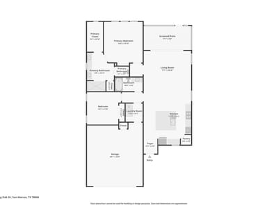 Living area at 259 Sowing Oak Dr - 2 bed 2 bath home