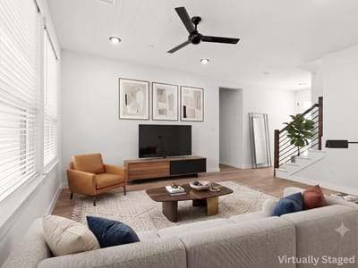 Living area at 2600 Gattis School Road Unit #1006 - 3 bed 2 bath home