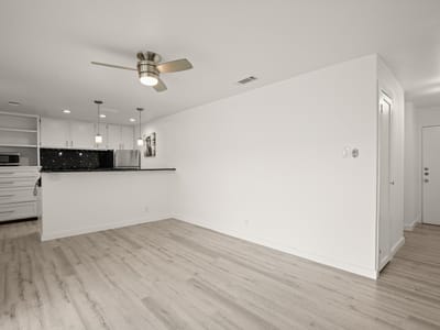 Living area at 2600 Penny Lane Unit #211 - 2 bed 2 bath home