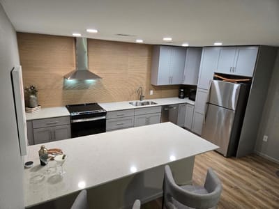 Primary bedroom at 2600 Penny Ln Unit #207 - 2 bed 2 bath home