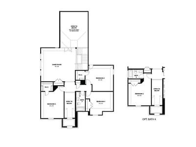Kitchen at 2600 Wooded Run TRL - 5 bed 4 bath home