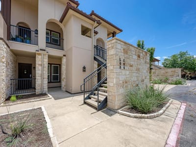 Kitchen at 2601 N Quinlan Park RD Unit #506 - 2 bed 2 bath home