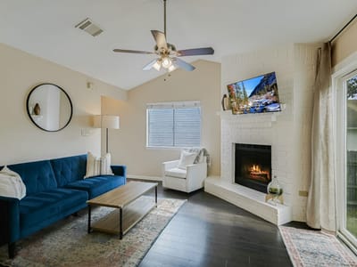 Primary bedroom at 2605 Garrettson Dr Unit #A - 2 bed 2 bath home