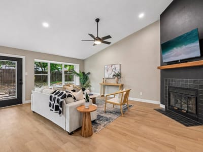 Primary bedroom at 2605 Market Garden LN - 3 bed 2 bath home